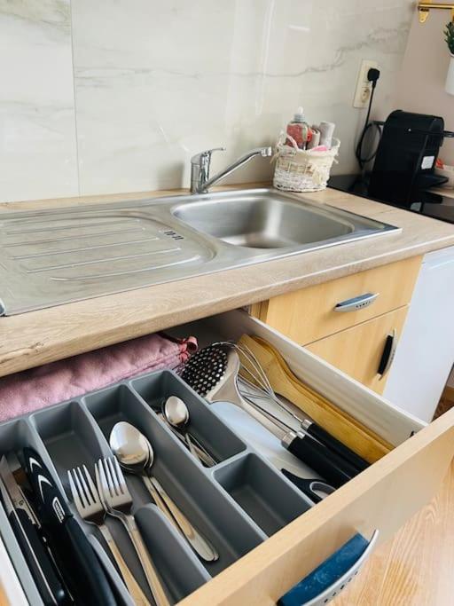 Charmant Petit Appartement. Liege Bagian luar foto